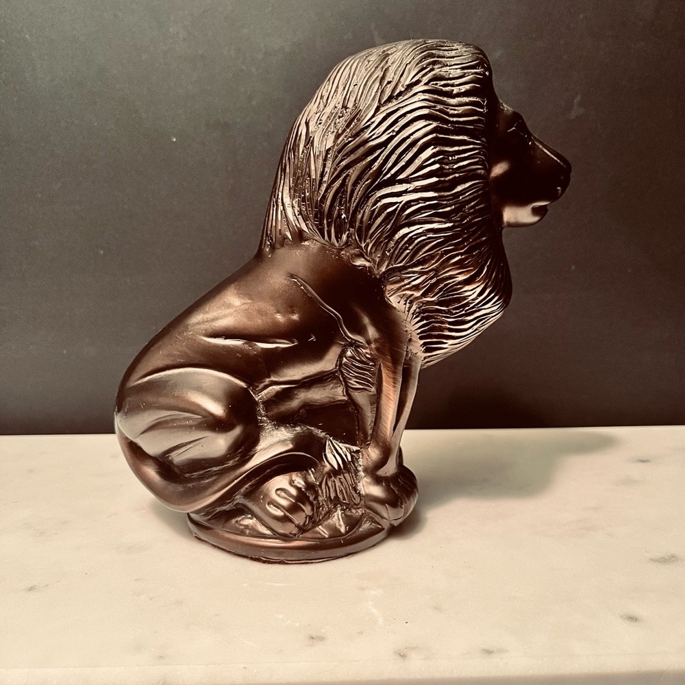 Brass Lion Figurine - Picture 3 of 4